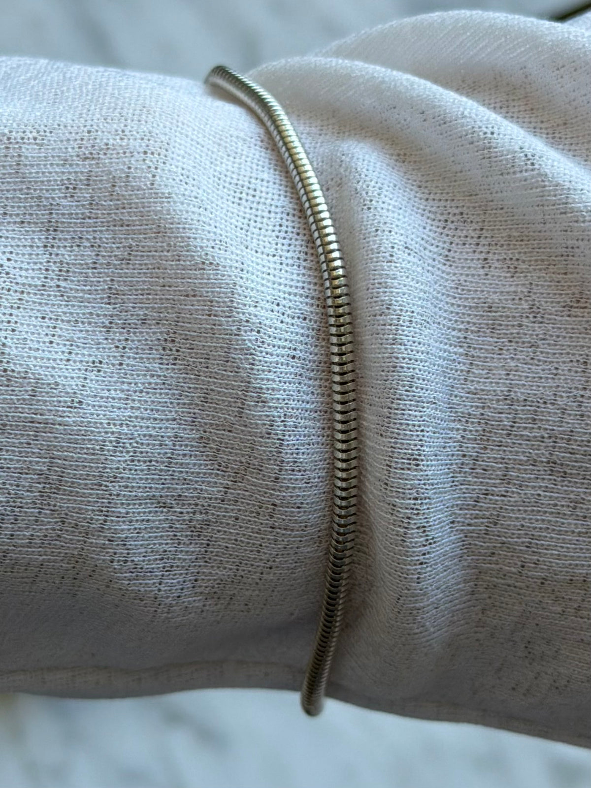Vintage BNH rund slangekæde armbånd, 925 sølv, 21,5cm